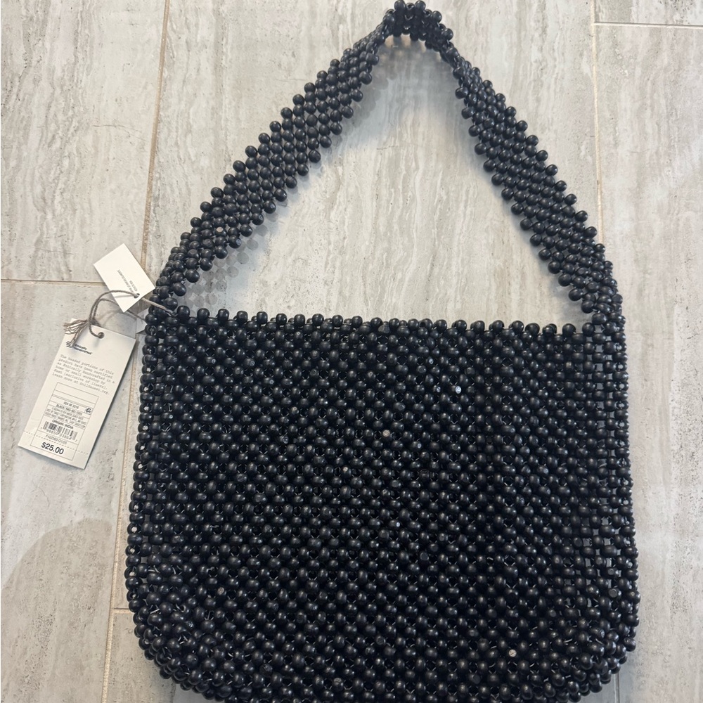 a new day Black Beaded Shoulder Bag - Picture 2 of 2
